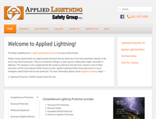 Tablet Screenshot of lightningproof.com